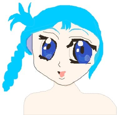 o fata anime...cam neterminat ca mai trb sa fac pe cnva...dar spun secretul desenului: este lumiere.