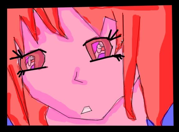 ...pink anime girl...