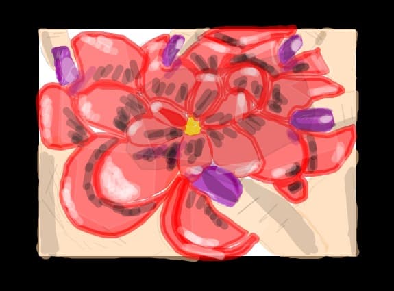 hands and flower