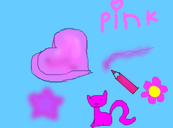 90% pink