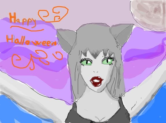 Cat Woman !Happy Halloween!