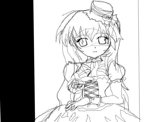 Anime Girl Va rog dati de la apropriere