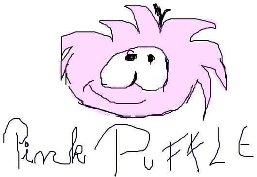 pink pufle