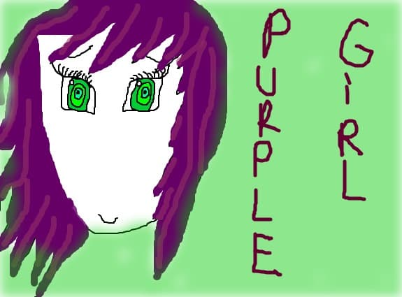 purple girl