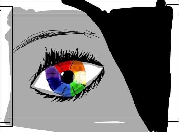 rainbow eye