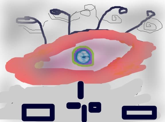 ochi de alien