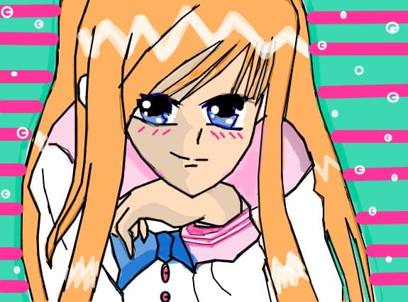 anime school girl