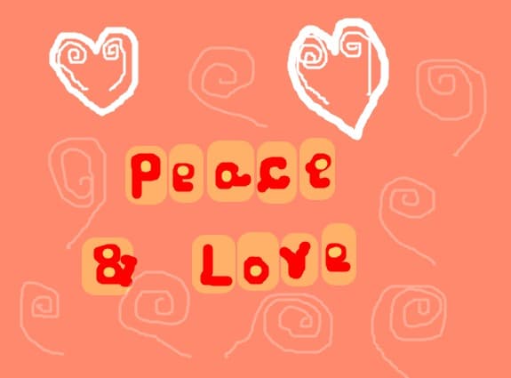 peace and love