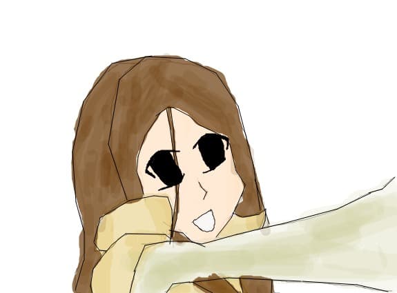 anime autumn girl