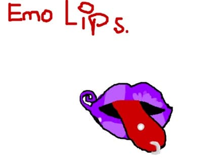 emo lips