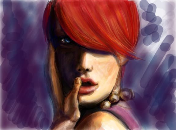 Red Portrait