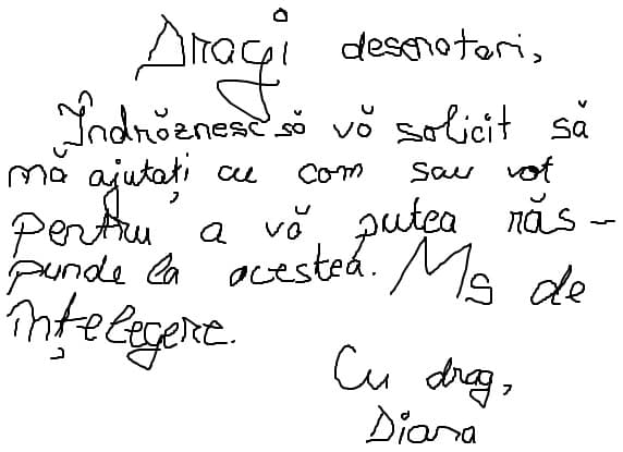 Solicitare de ajutor