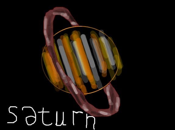 ...planeta saturn...