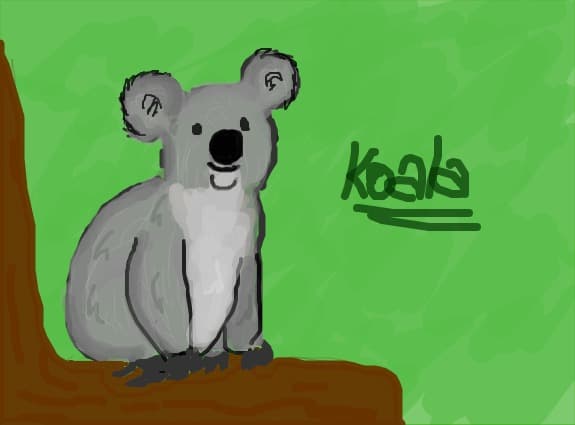 Desen 54570 continuat:koala