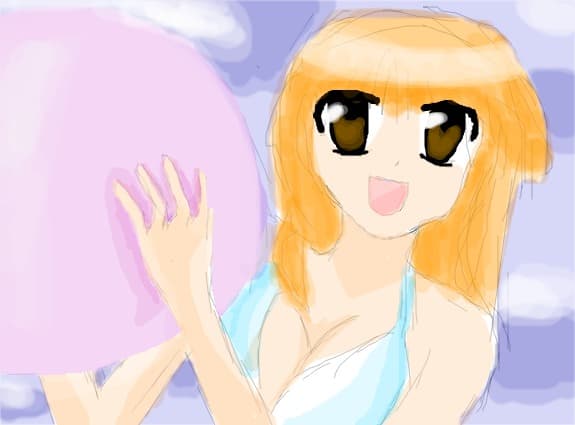 anime summer girl ...