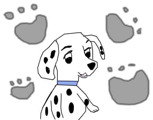 al 99-lea dalmatian din 101 dalmatieni....