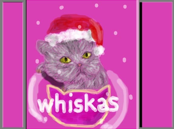 Whiskas va ureaza SARBATORI FERICITE, la fel shi yo:*