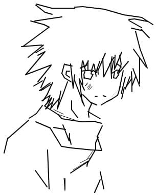 sasuke  is sad