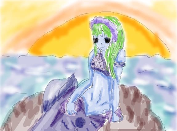 mermaid(datzi de aproape k am folosit mult blur)