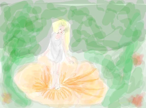 Desen 58706 continuat:o floare