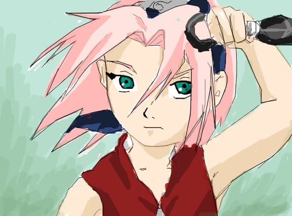 sakura(cel mai nereusit desn al meu..de app parca e mai bn ..)