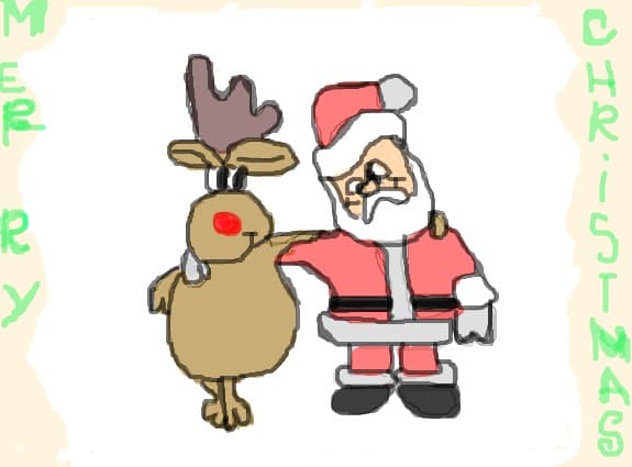 Merry Christmas din partea Mosului si a lui Rudolph
