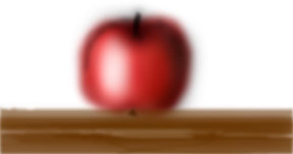jst a red apple