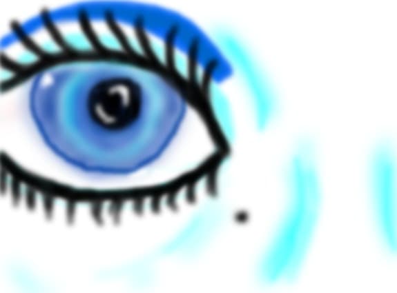 A blue magic eye!