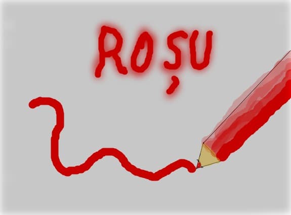 creion rosu