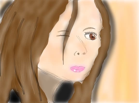 am incercat sa ma desenez pe mn dar m-am facut prea matura