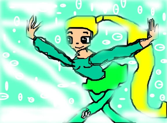Cornelia patineaza...Woosh!