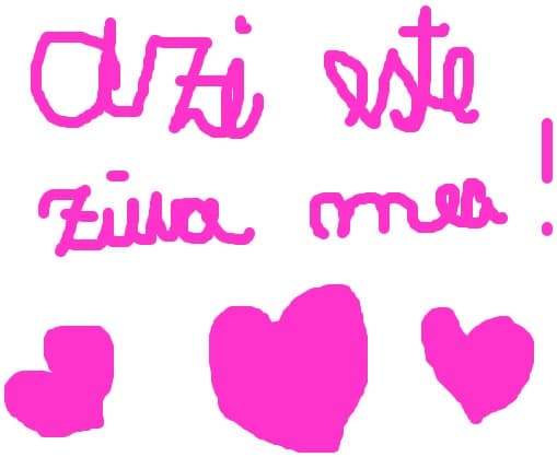 Azi este ziua mea!