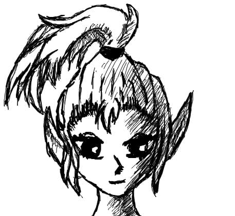 anime face