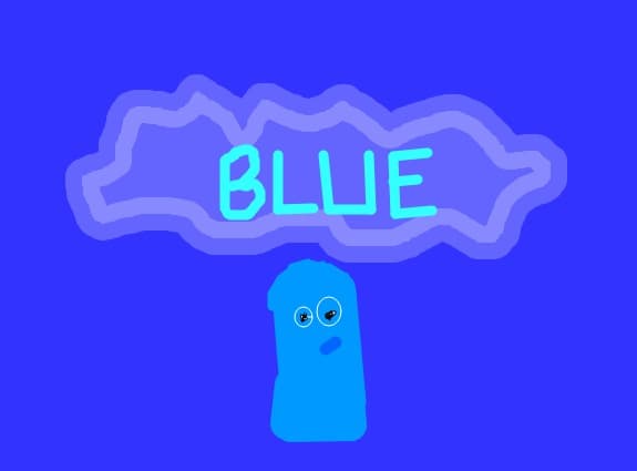 Blue:))