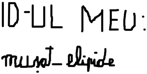 nu mai stiu daca elipide sau elipida am pus (elipide e numele meu de familie)