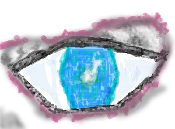 The eye of a goddess
