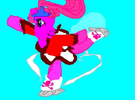 la patinuar cu Pinkie Pie