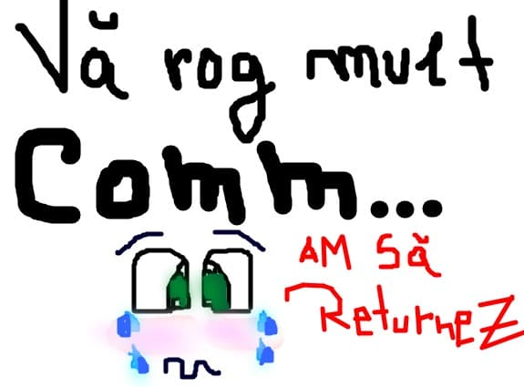 plz comm