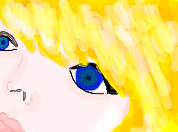 blue eyes