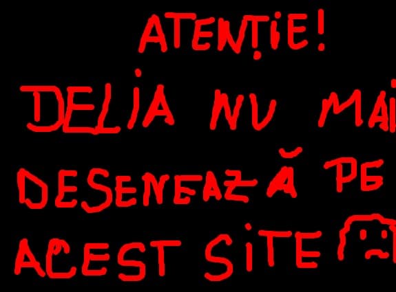 delia nu mai deseneaza pe acest site