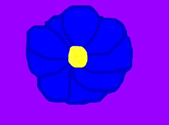 floarea albastra dintre ingeri