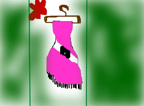 a dress