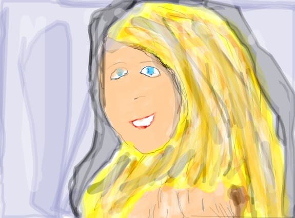 blond girl