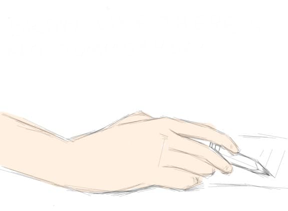 I hate drawing hands, (so damn hard @_@) e doar un test =O fara culoare, schita.. o incercare..