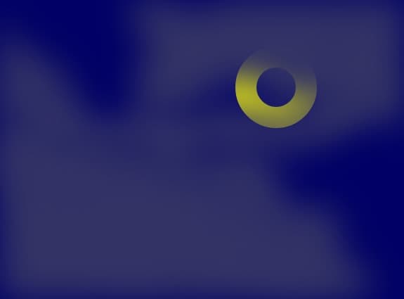 Dark Night, Full Moon, Shiny Stars, Black Clouds