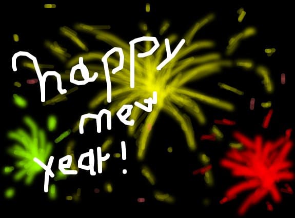 happy new year ! all
