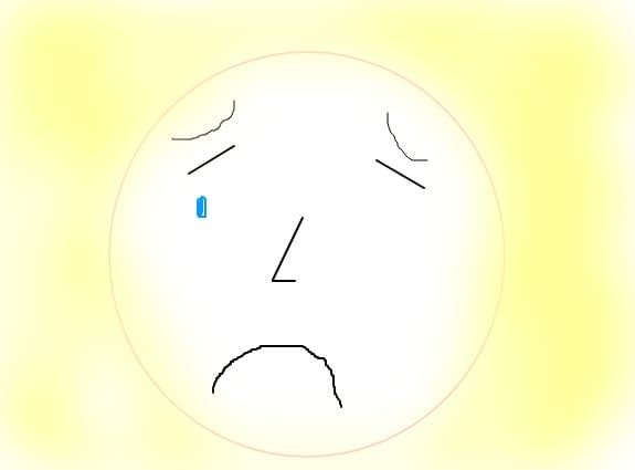smile sad