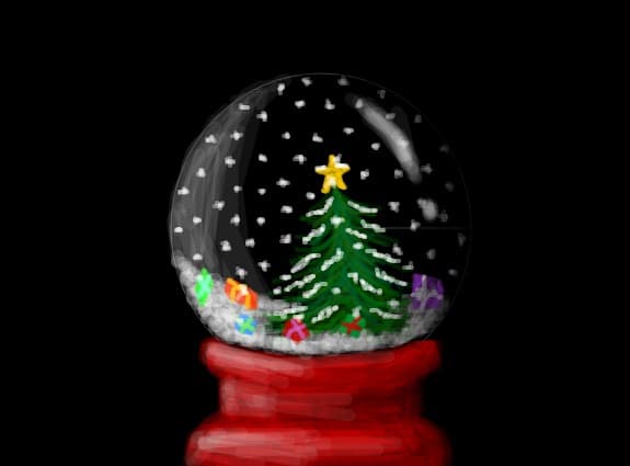 un globuletz de craciun :D