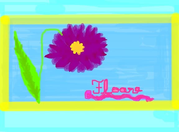 o  floare
