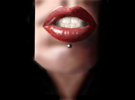 lips...piercing